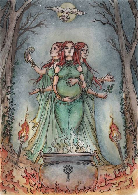 Embracing the Power of the Wiccan Triple Goddesses in Witchcraft
